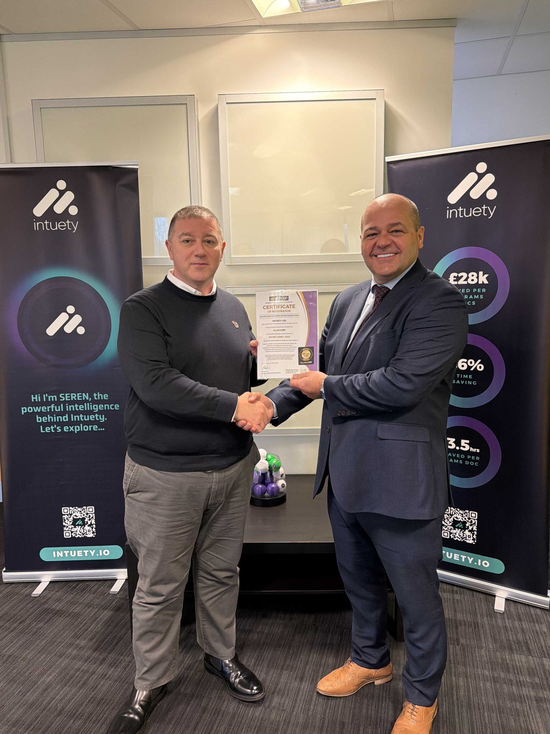 Intuety Joins Global Tech Giants with ISO/IEC 42001 Certification